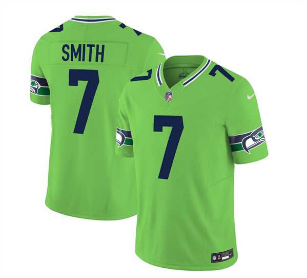 Men & Women & Youth Seattle Seahawks #7 Geno Smith 2023 F.U.S.E. Green Limited Jersey